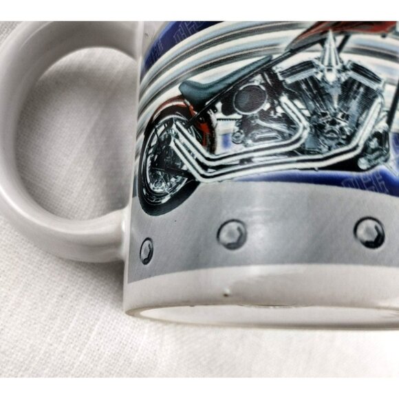 Orange County Choppers Mug Coffee Cup Red Chopper #31599 2005 8 Oz Vintage - Picture 6 of 10